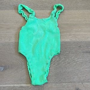 Like new neon green one piece Reina Olga swimsuit